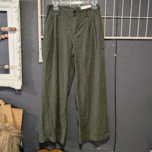 BNWT Size 4 American Eagle High-Rise Green Trouser